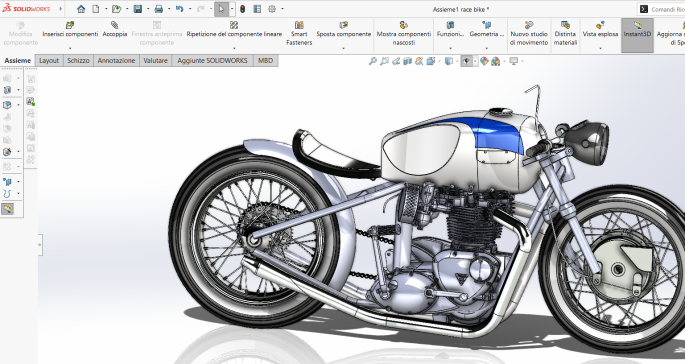 复古风格改装摩托车3  STP格式